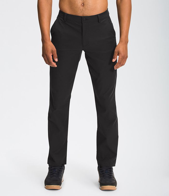 The North Face Pants City Standard Modern Fit Black - Mens - Thailand WLHAU-8726